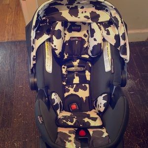 Cow print Car Seat.